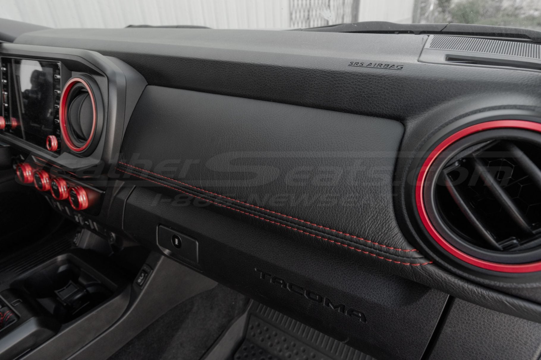 2016-2023 ToyotaTacoma aftermarket leather dash upholstery