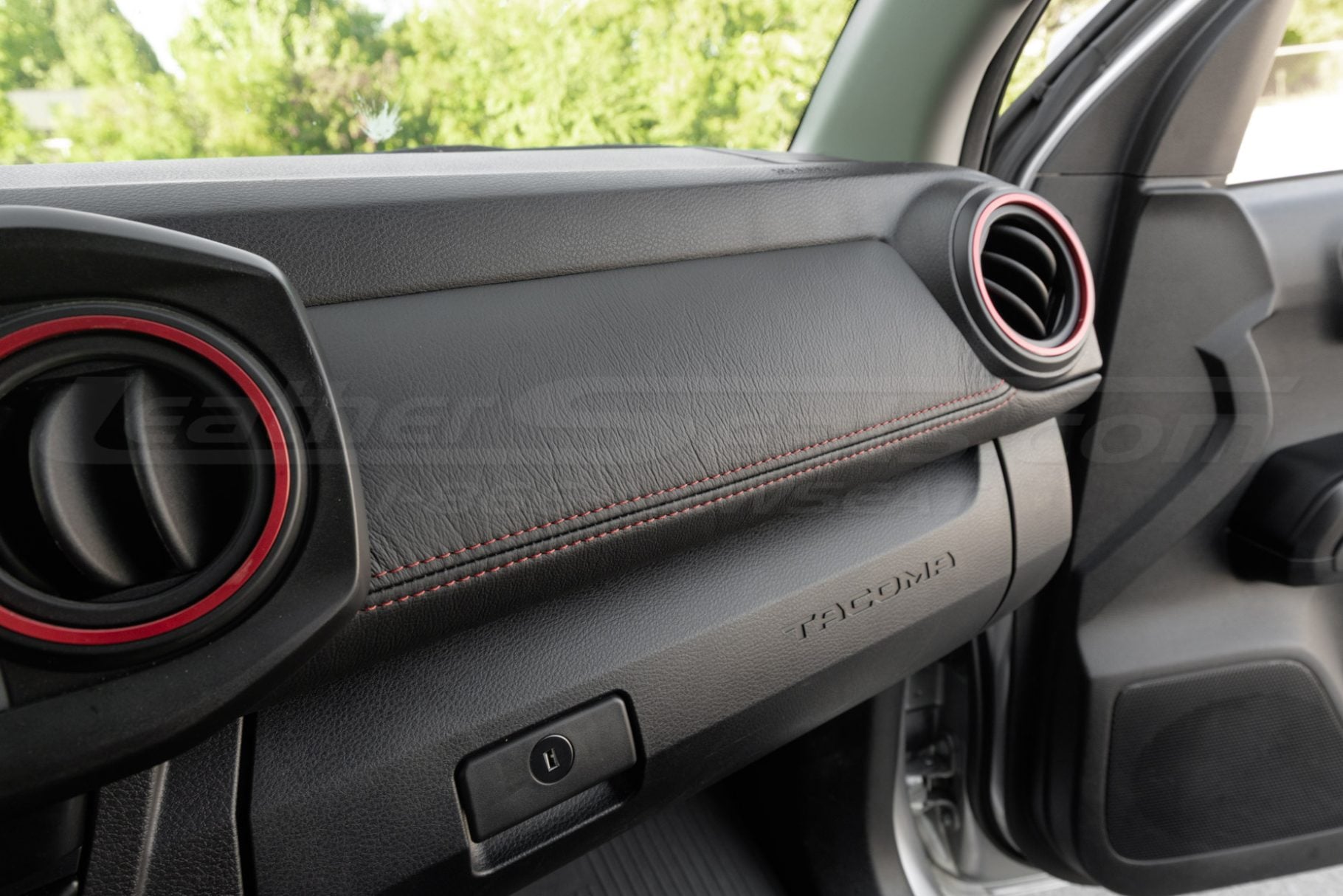 Side view of das insert upholstery for tacoma trucks