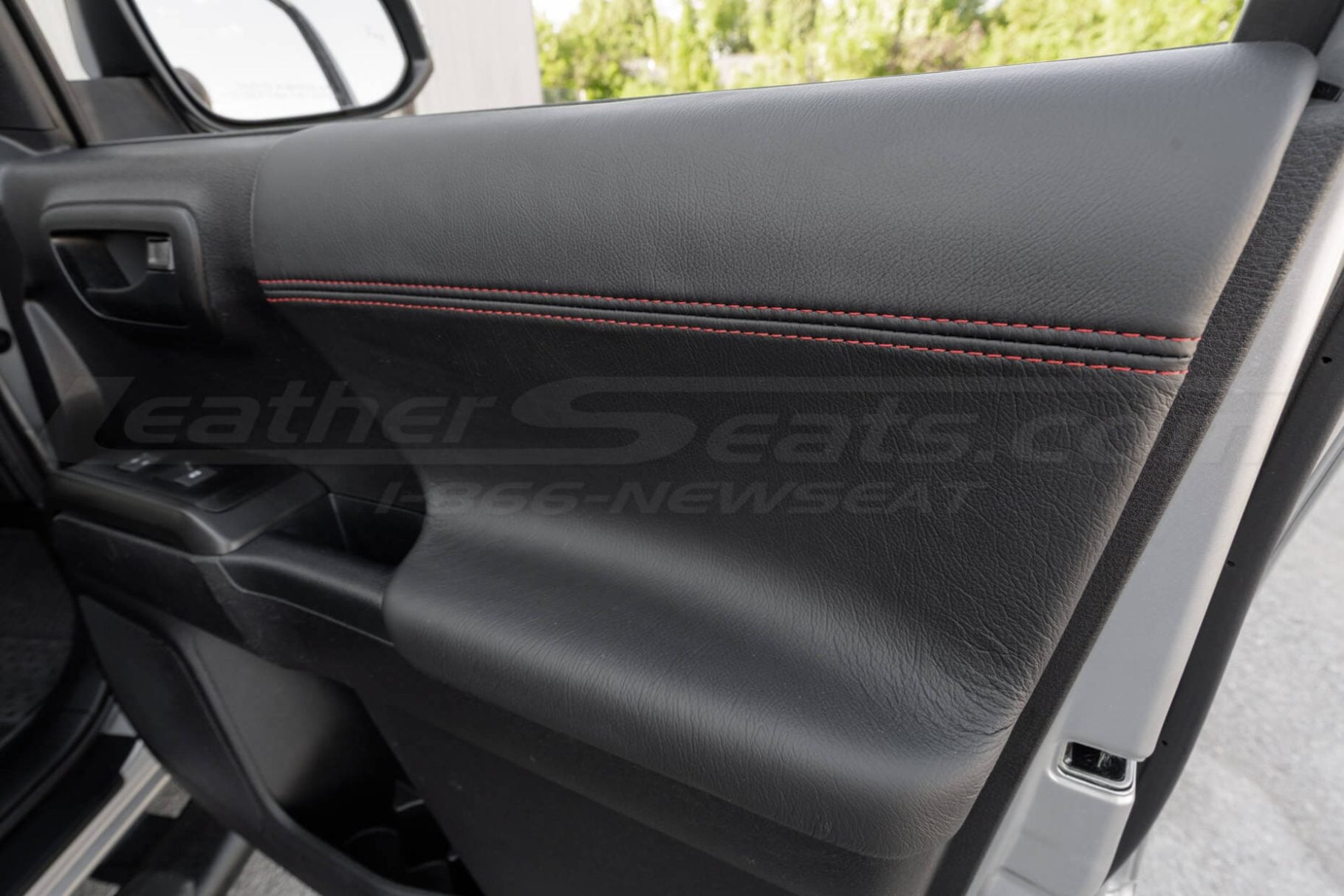 Aftermarket leather door inserts for toyota tacoma