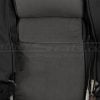 Perforated Suede section of acura nsx backrest upholstery