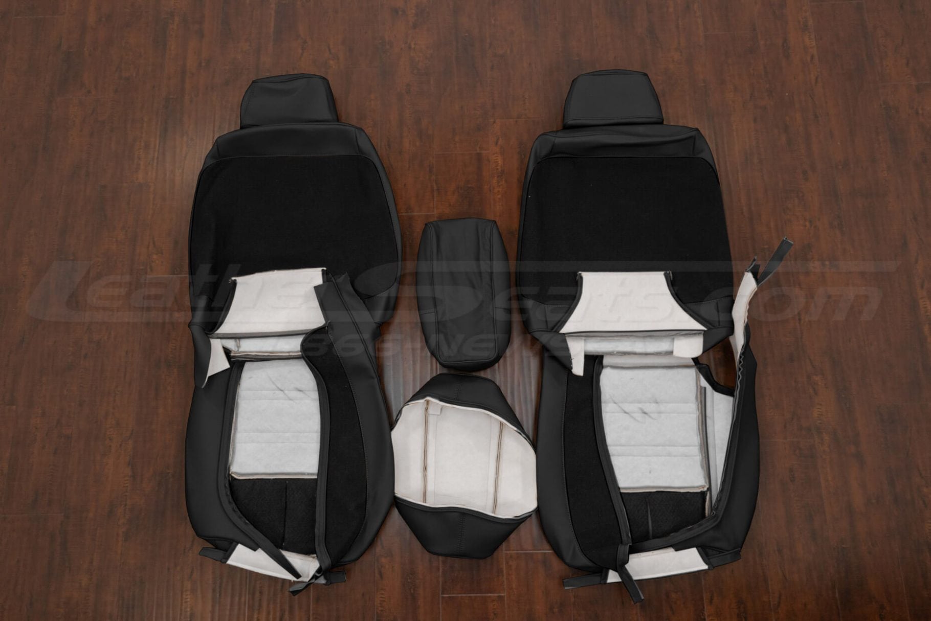Front seat grand wagoneer leather upholstery flipped