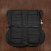 Black leather seat covers for jeep grand wagoneer - rear seat upholstery