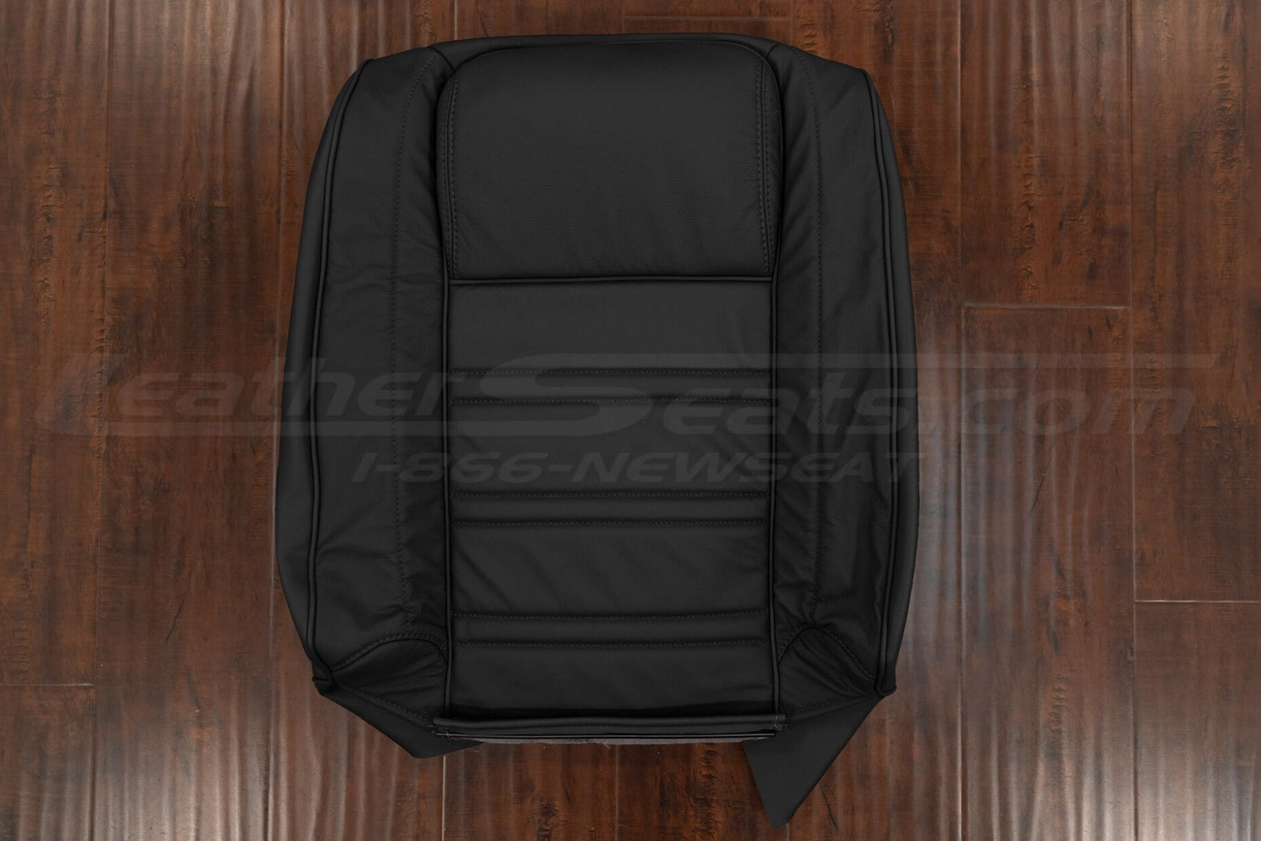 Grand Wagoneer leather backrest upholstery in black