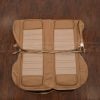 1983-1991 Jeep Grand Wagoneer Camel and Bisque leather uphosltery kit - Rear seat upholstery