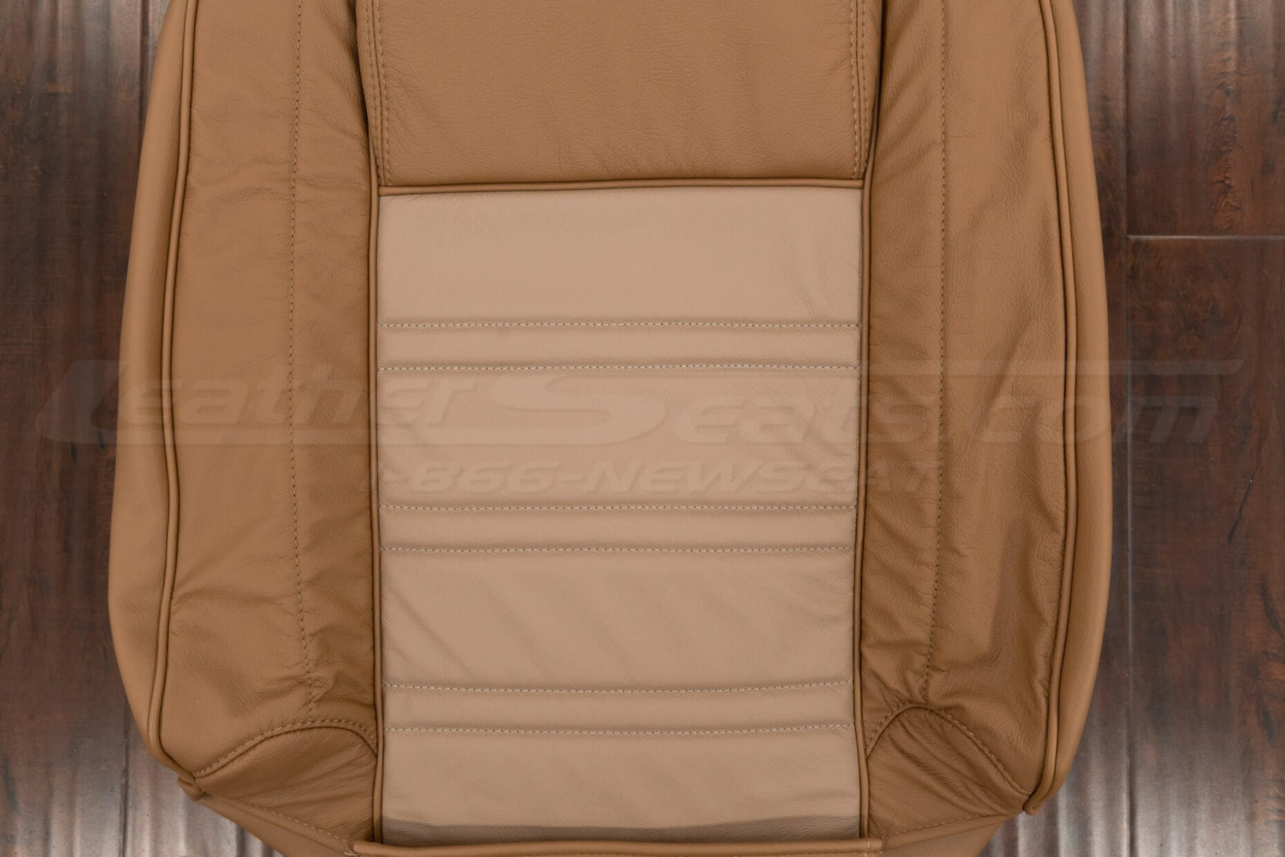 Bisque insert section of Jeep Grand Wagoneer backrest uphosltery