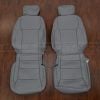 2021-2025 Ford F-150 Aftermarket leather seat covers -crater grey - front sat upholstery
