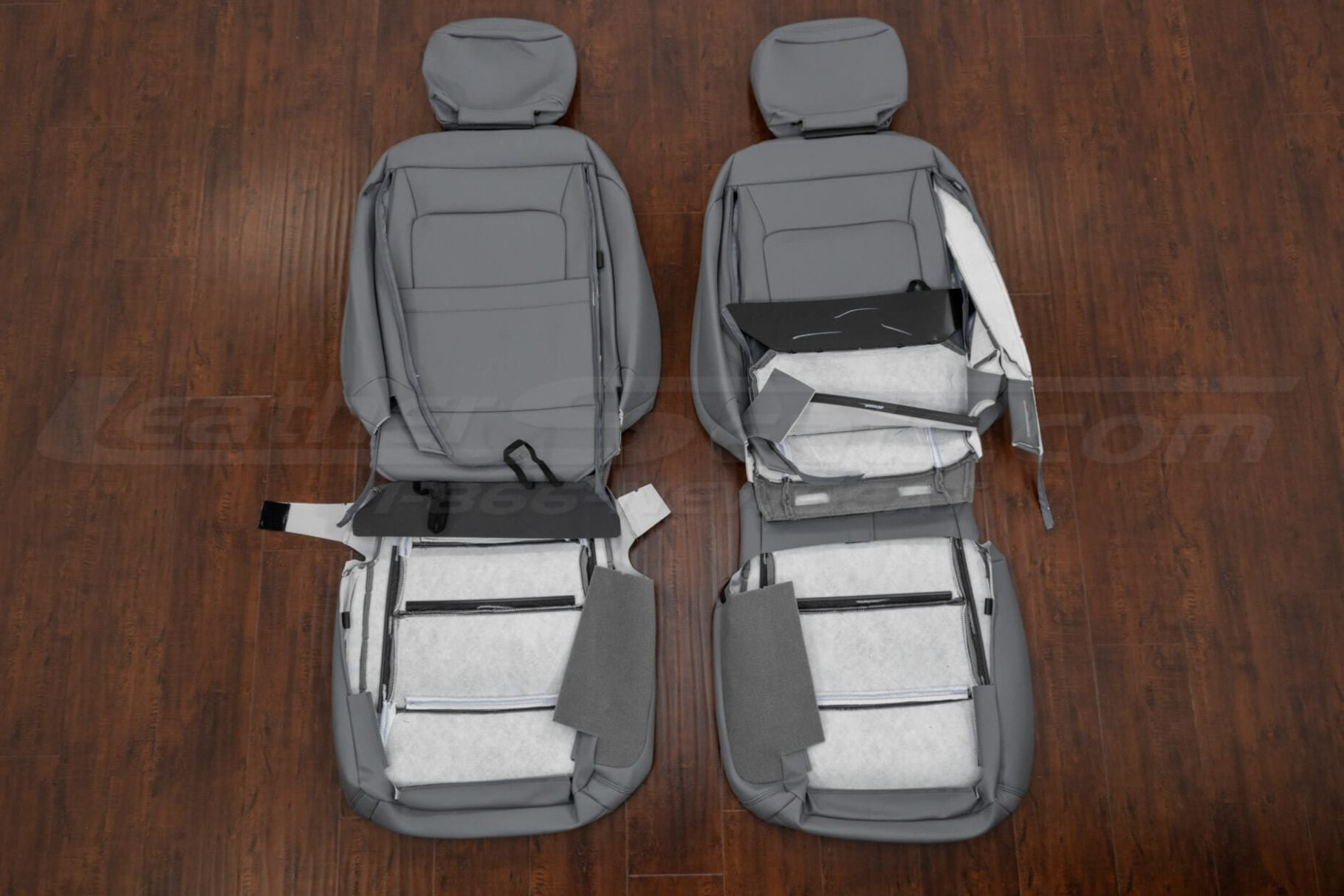 Front seat covers flipped for f-150