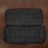90s bronco rear seat leather covers in black