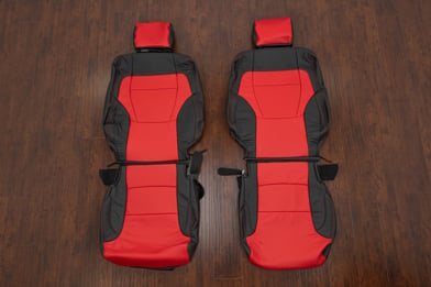 2022-2026 Toyota Tundra Leather Sat Interior Kit - Black/Bright red - Featured Image