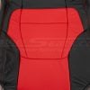 Bright Red Insert section for toyota tundra backrest