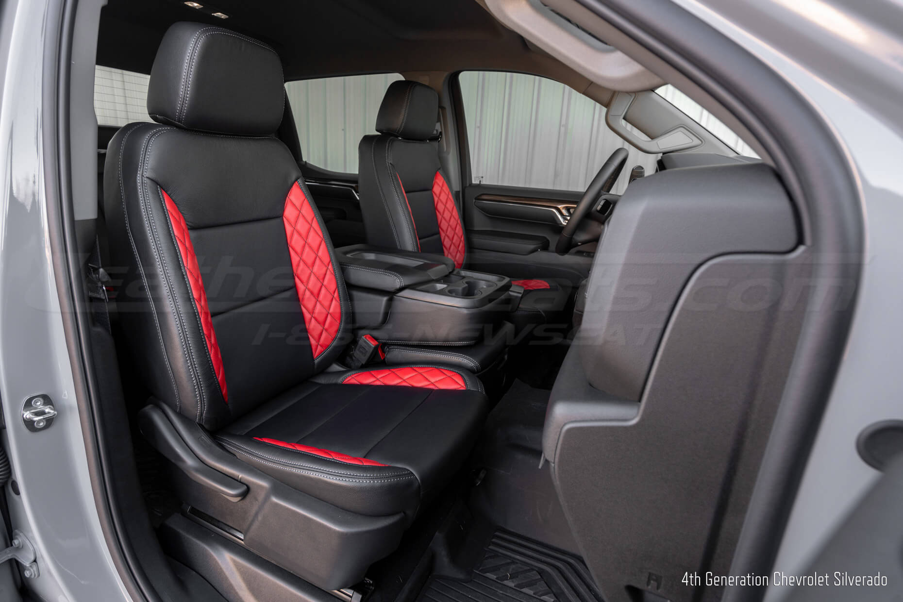 4th Generation Chevy Silverado custom custom two-tone leather seats