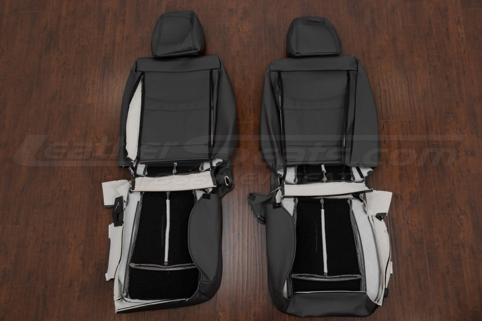 Front seat ford expedition leather upholstery flipped