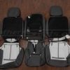 Middle Row Ford Expedition leather sat covers flipped