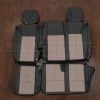 2010-2011 Ford Expedition custom leather seat covers - graphite/puddy - Third row upholstery