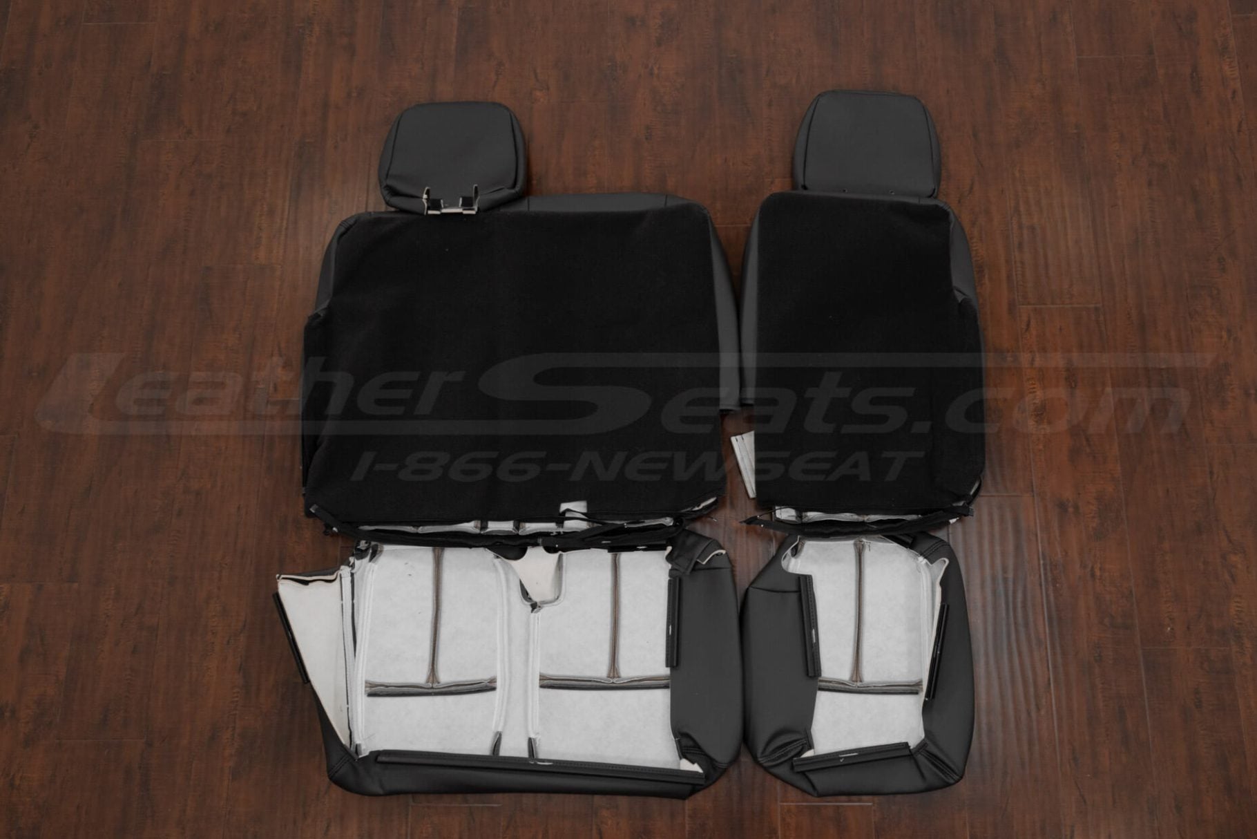 Third row ford expedition leather upholstery flipped