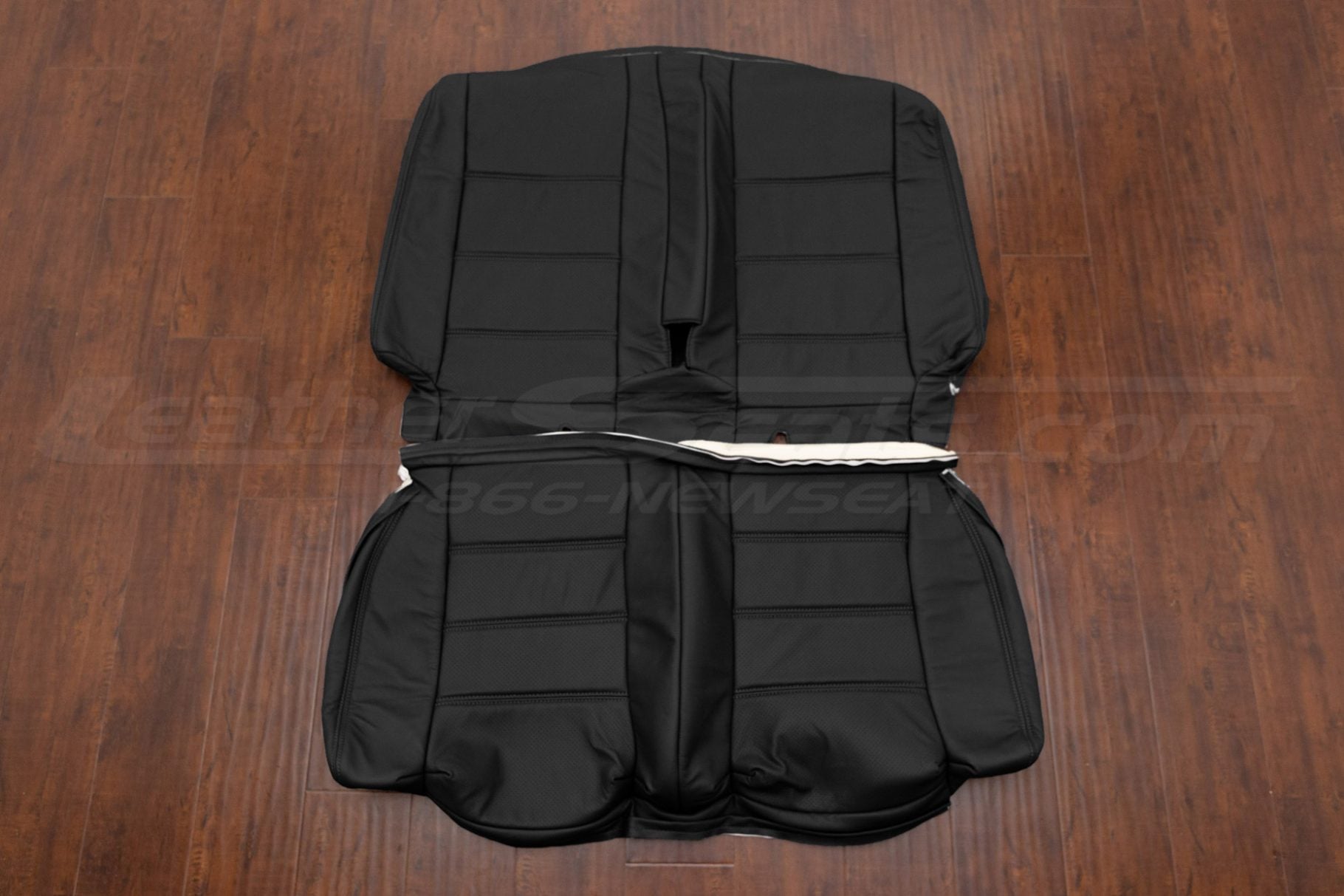 Black BMW e30 leather seat covers - rear seat upholstery