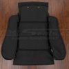 Perforated black backrest upholstery for BMW E30 convertible