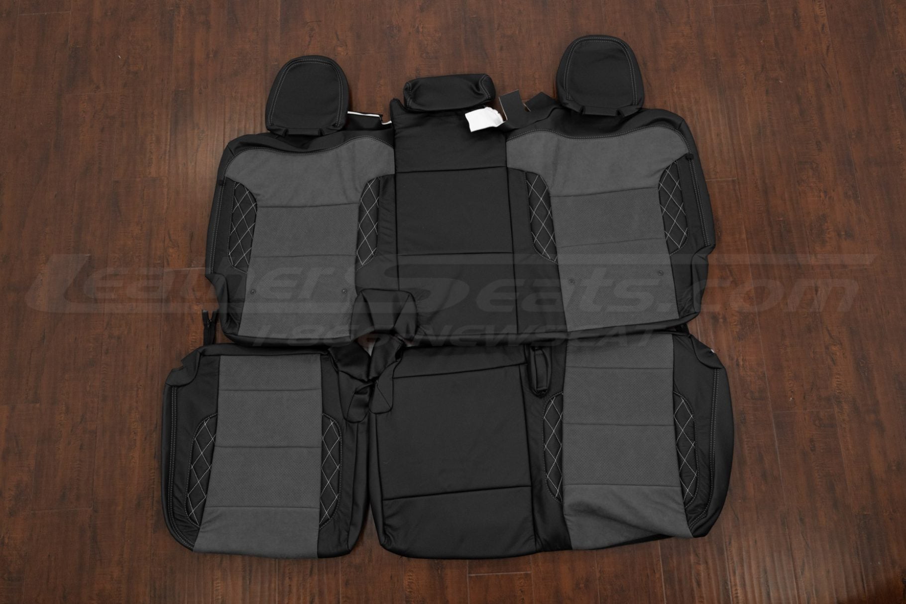 2019-2025 Chevy Silverado custom leather seat covers with synthetic suede