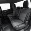 Silverado with replacement leather seat covers installed - rear sats