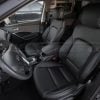 2013-2018 Hyundai Santa Fe with custom black leather seat covers