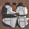 Rear seat ridgeline seat covers flipped