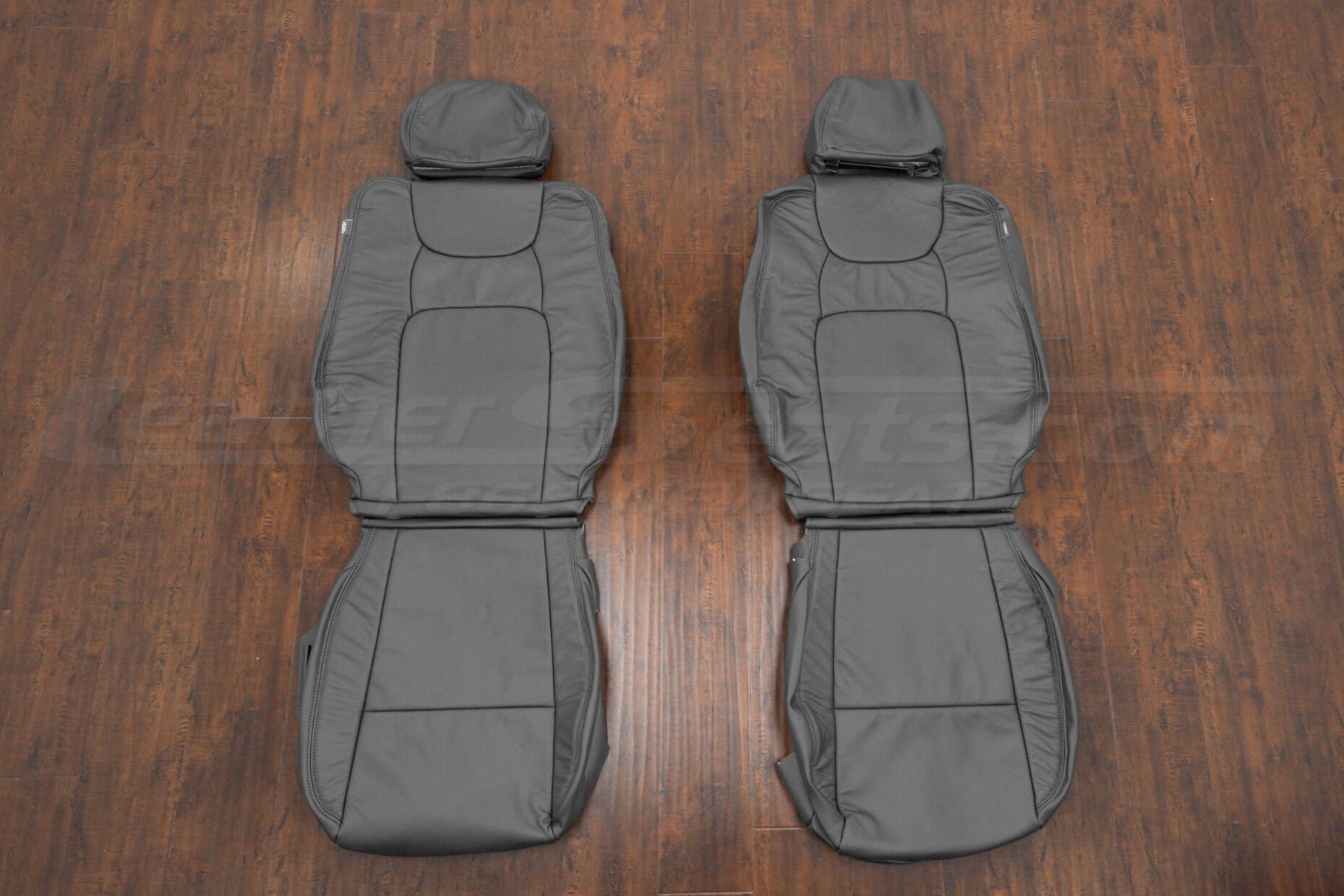 2010-2014 Honda Ridgeline crew Cab aftermarket leather seat kit - charcoal - front seat upholstery