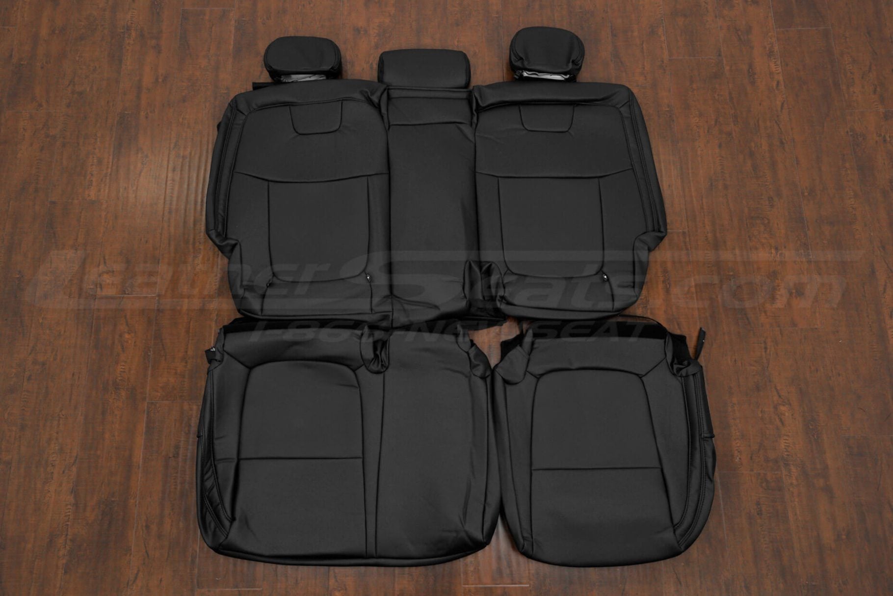 2022-2025 Hyundai Santa Cruz custm black leather seat kit - Rear seat covers