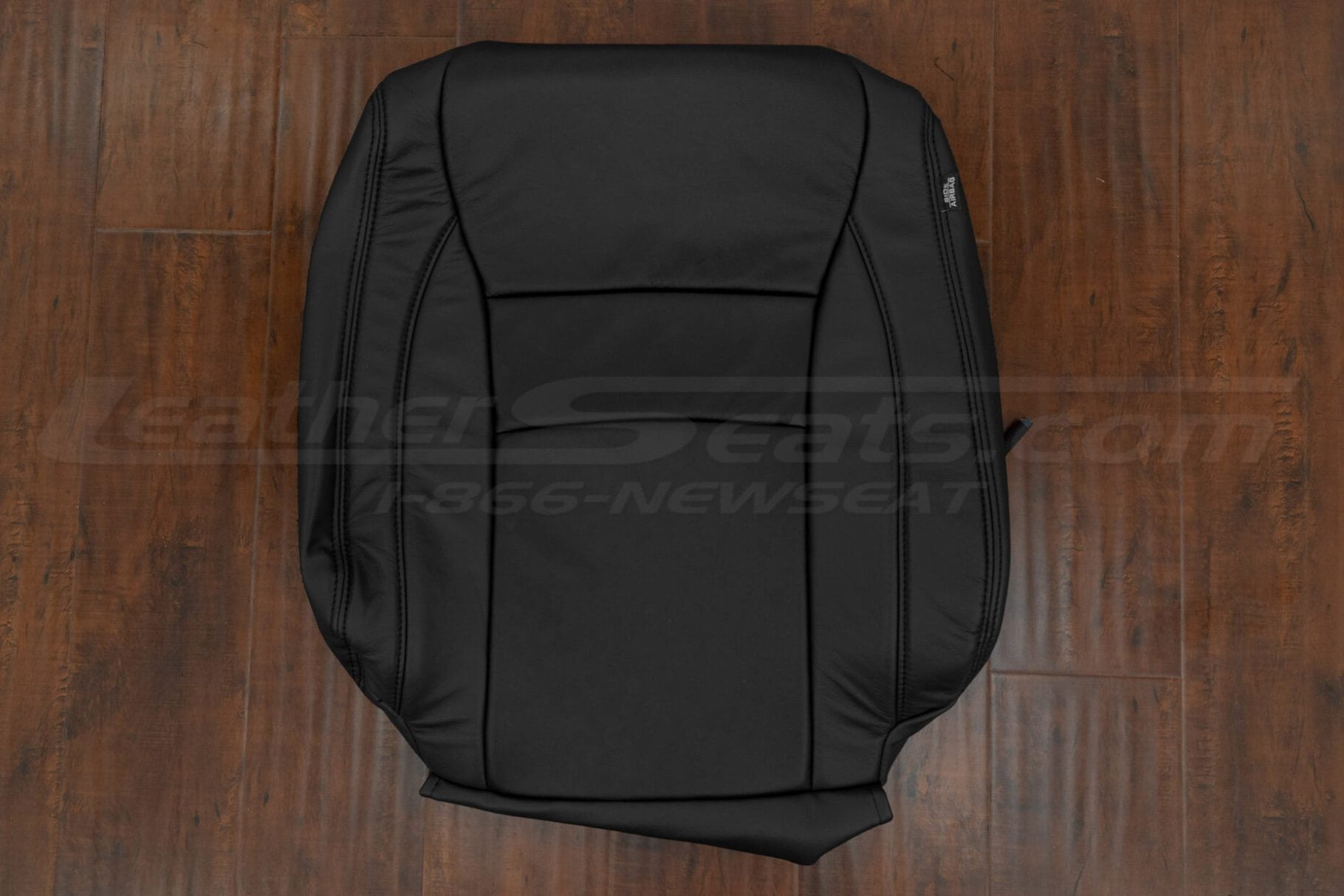 Black leather Honda PAssport backrest upholstery