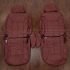 1995-1999 Chevy Tahoe Ruby Red leather seat covers- Front seat upholstery