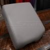 Gray Tundra center console lid cover in 100% Leather