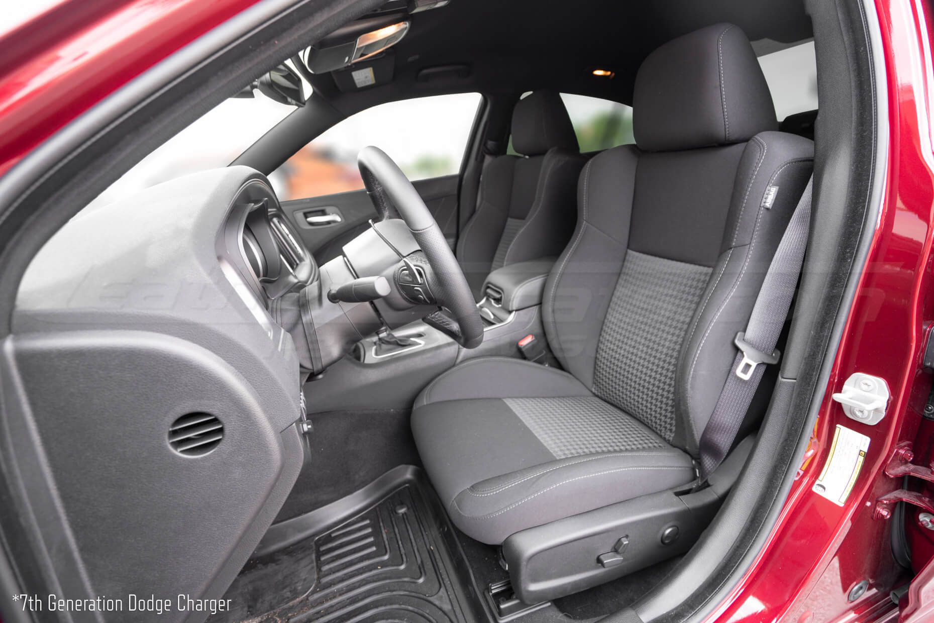 7th Generation Dodge Charger with OEM cloth - front seats