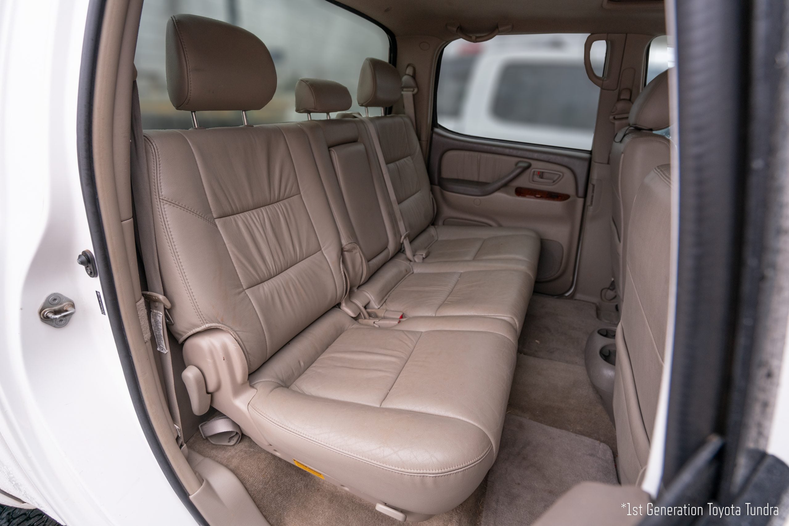 1st Generation Toyota Tundra before - Rear seats