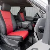 Black & Red replacement leather seat covers for 2017-2022 Superduty