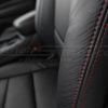 Contrast REd stitching on Black leather for Dodge Durango GT