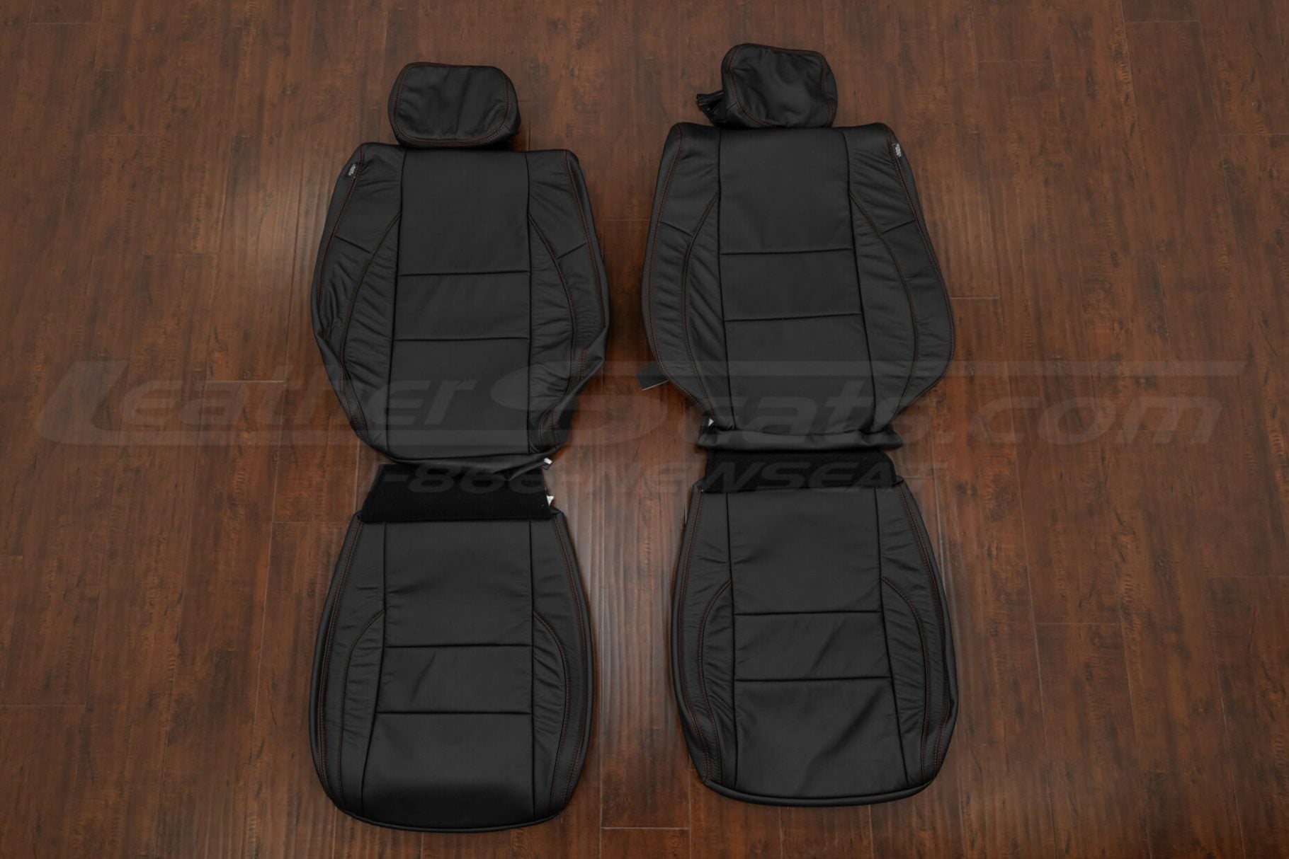 2011-2026 Dodge Durango Black Replacement leather seats - front seat upholstery