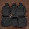 Dodge Durango Black replacement leather seat covers - rear seat upholstery