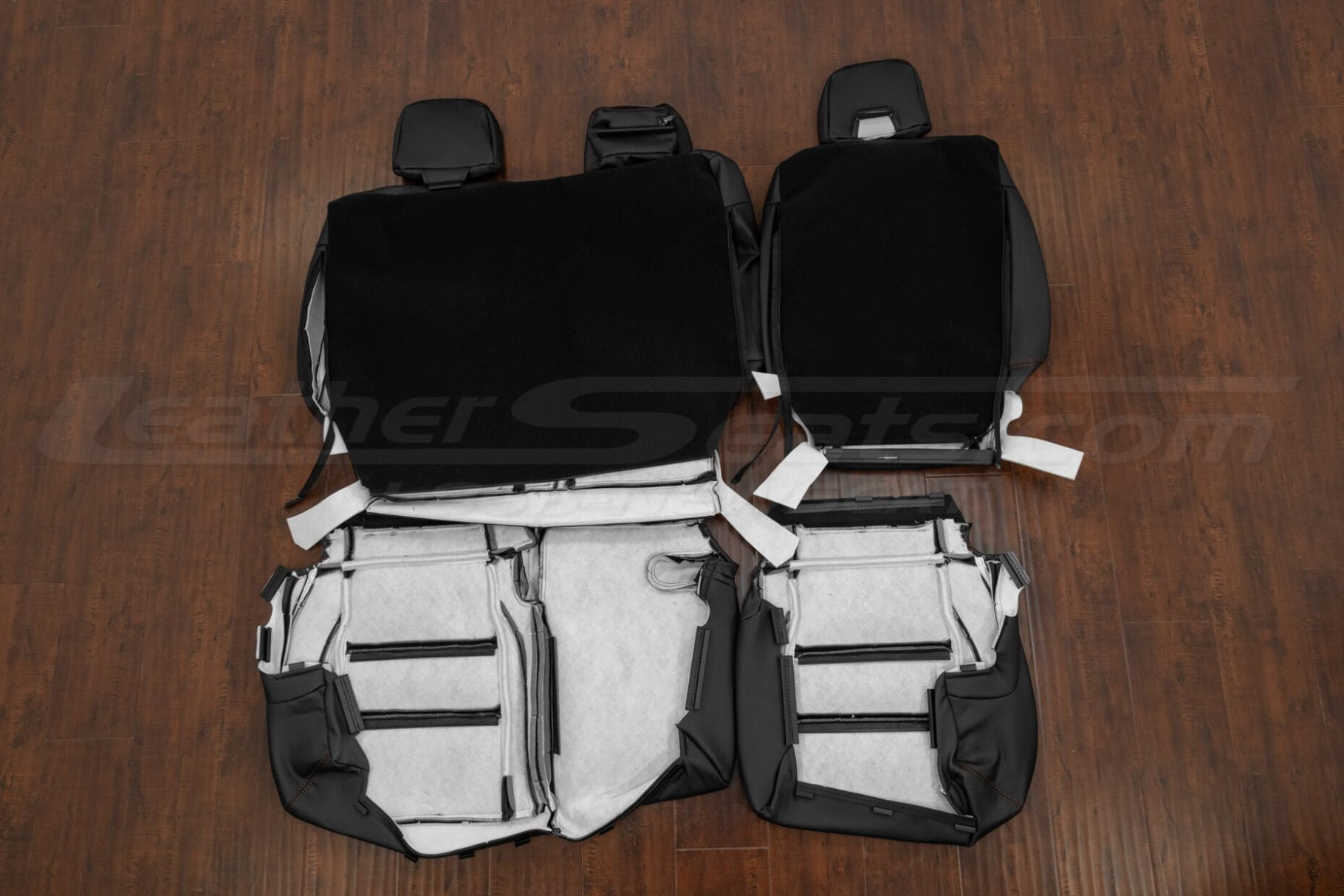 Rear seat upholstery for Durango fipped