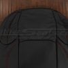 Upper section of leather backrest cover for Jeep Glaiator