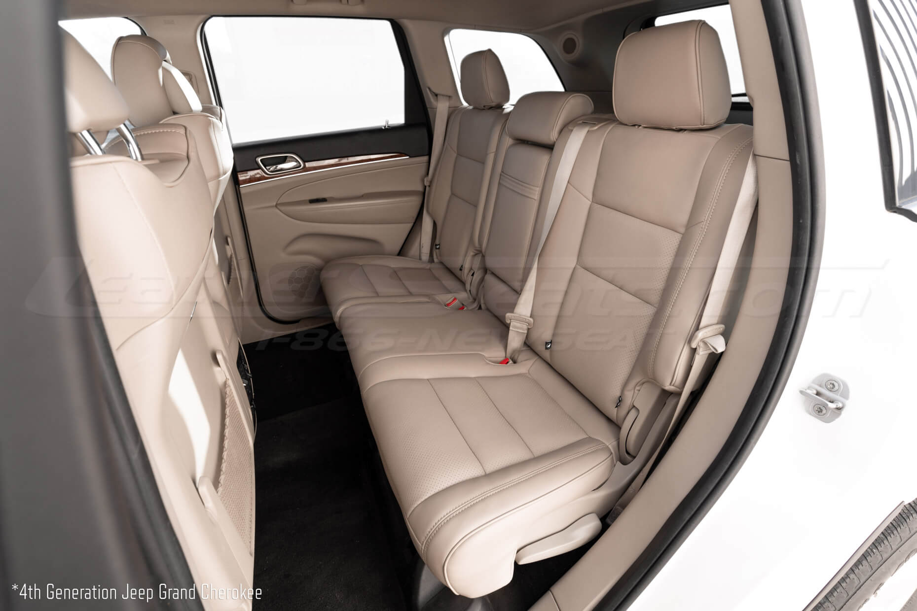Grand Cherokee custom leather seats - rear seats installed