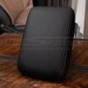 Black leather console lid cover for Jeep Wrangler JL