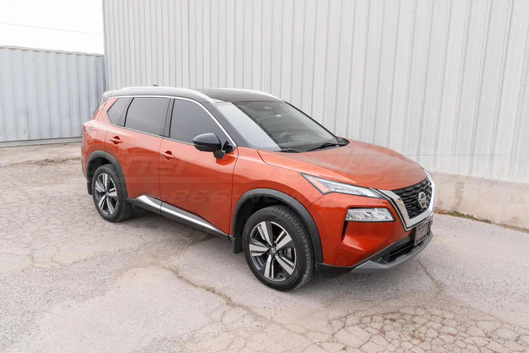 2021 Nissan Rogue Orange Exterior