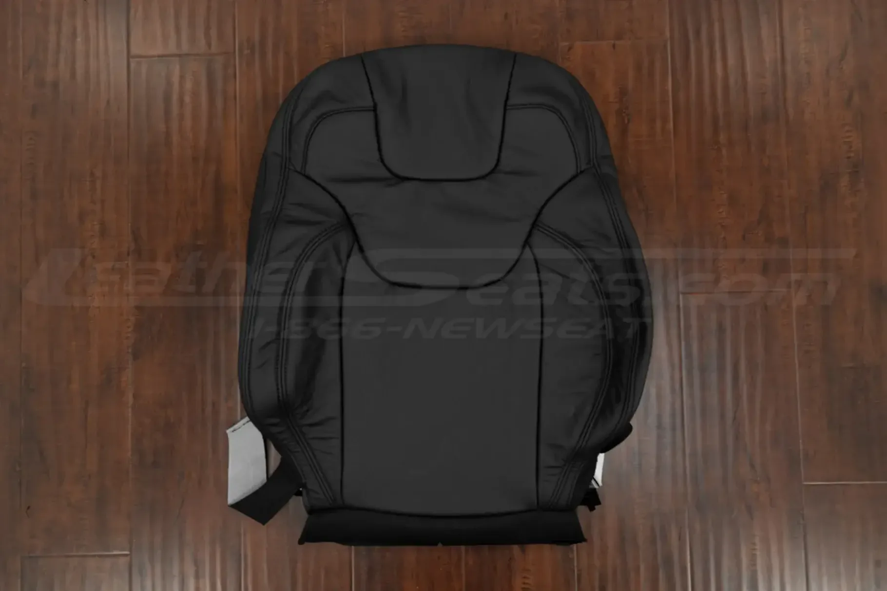 Black leather backrestupholstery for Jeep Cherokee