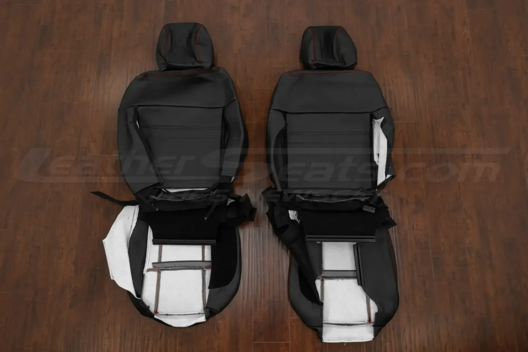 Front sea ford raptor leather upholstery flipped