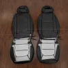 Front seat vw beetle leather upholstery flipped