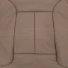 Insert section of leather backrest with leather texture