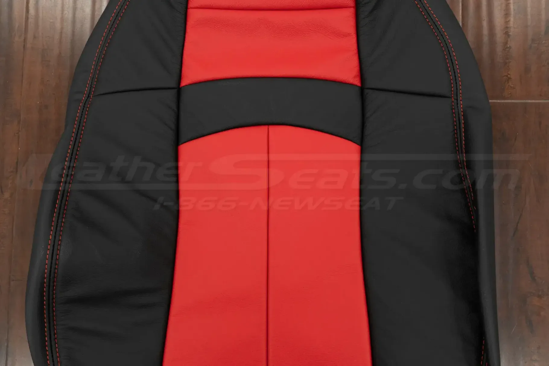 Two-Tone body section of SVT Lightning backrest upholstery