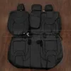 Jeep Cherokee Black leather seat kit - Rear seat covers with armrest