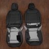 Front seat leather upholstery flipped