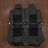 Rear seat two-tone upholstery for ford mustang