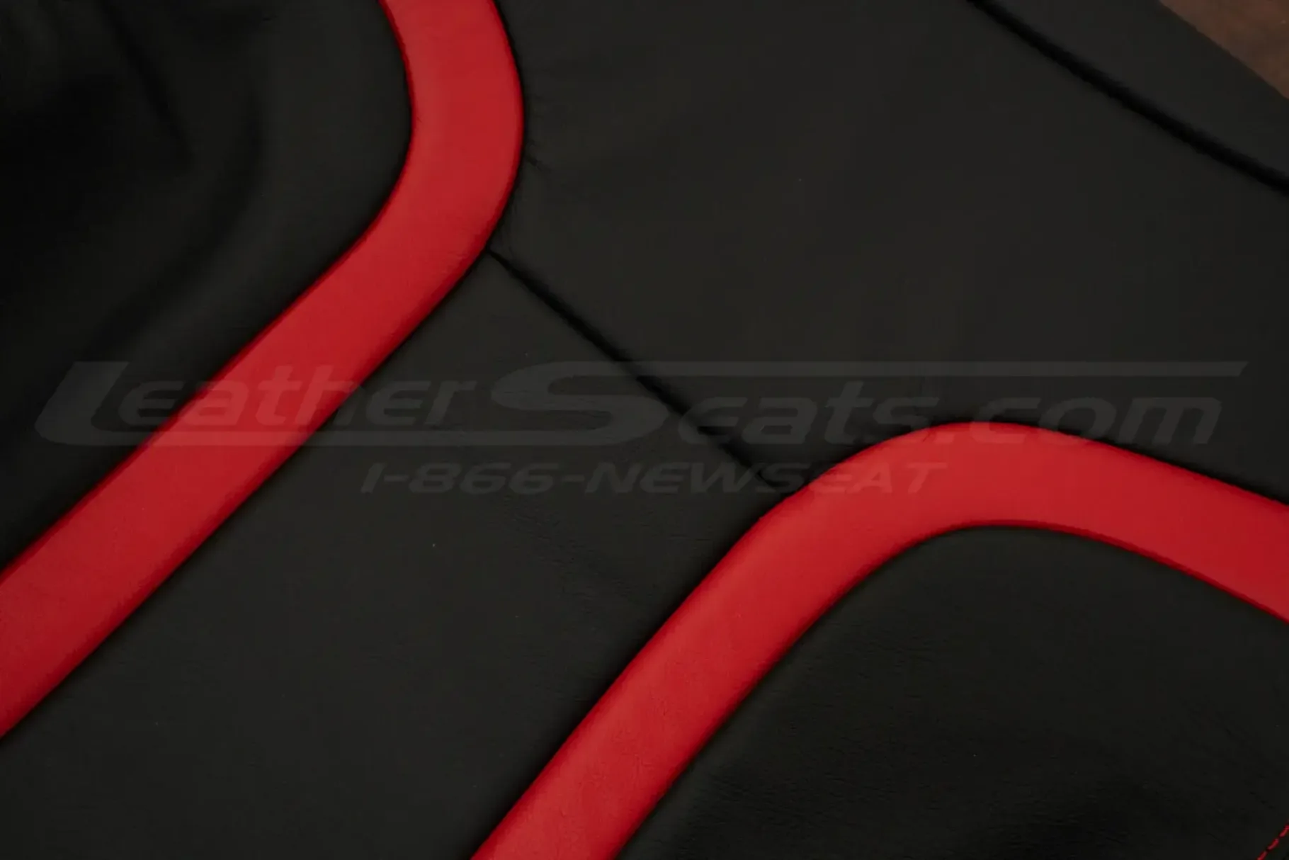 Two-tone automotive grade leather texture